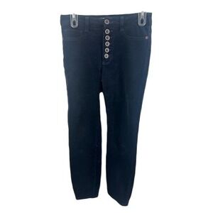 Anthropologie Pilcro High Rise Skinny Corduroy Button Fly Pants Size 27